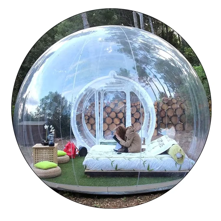Transparentes Aufblasbares Bubble-Zelt für Outdoor-Camping
