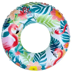 Tropical Design Swim Tube Inflatable Swim Ring