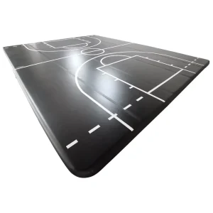 Tumbling Mats, große Größe, Boden-Basketballplatz, einfache Einrichtung, hoher Rückprall, aufblasbarer Aircourt