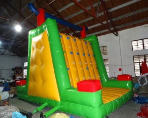 Parete di Arrampicata Gonfiabile a Due Lati, Giochi di Attività, Parete Gonfiabile per Arrampicata con Design Personalizzato