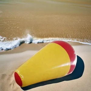 U Rides Cone Shape PVC Inflatable Floating Buoy with 12 Month Warranty for Indoor Outdoor Use in Water Parks & Resort Pools