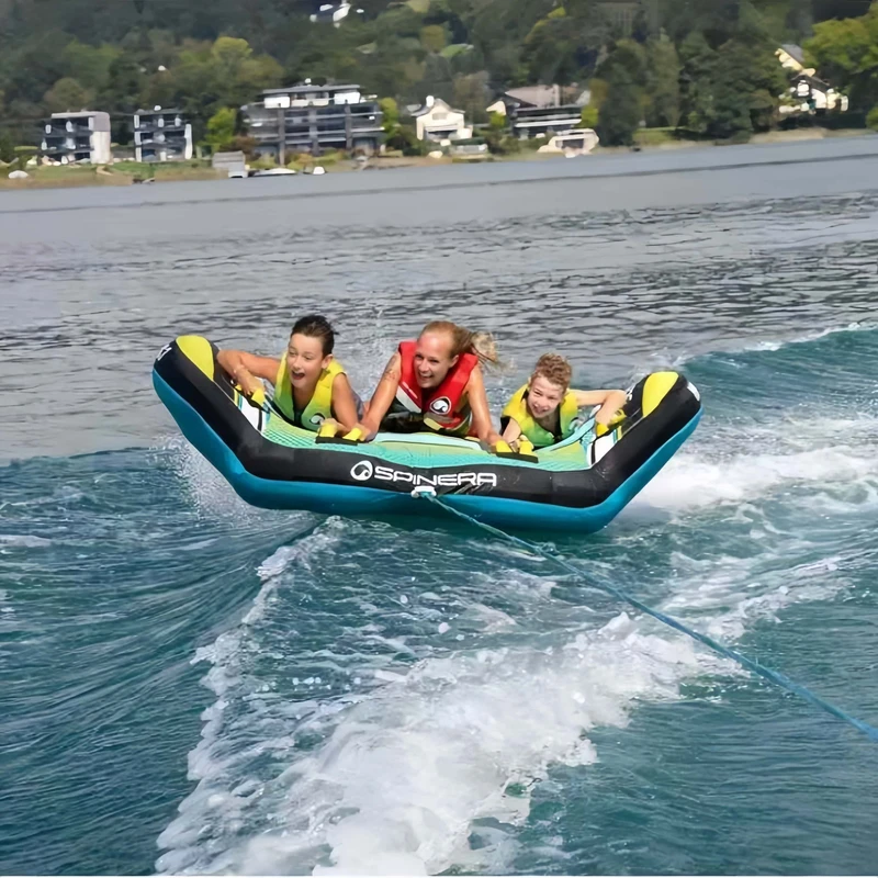 Ban Tarik Inflatable Bentuk U untuk Olahraga Air Kapal dari Fasilitas Hiburan Air Inflatable untuk Penarikan Kapal