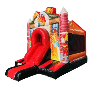 UFO Bounce House Castle Slide Combo Inflatable Moonwalk Jump House Air Obstacle Slide Jumper Inflatable Outdoor Bouncers