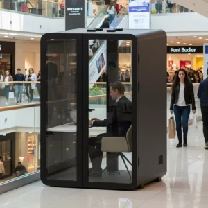 Cabina Acustica Isolata UI1 per Ufficio, Pod Privato per Riunioni e Lavoro