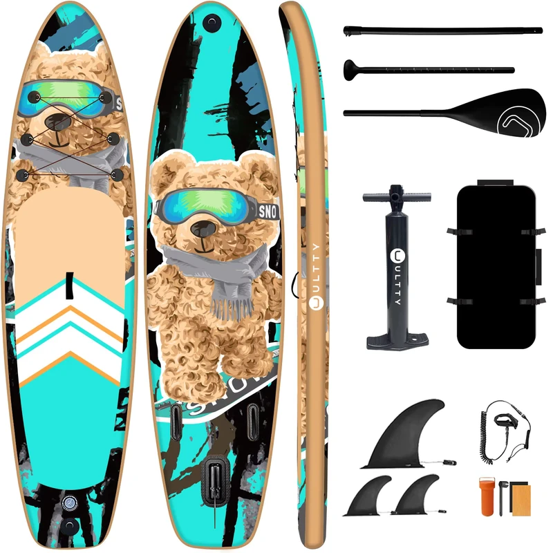 Papan Dayung Inflatable SUP Surf Drop Stitch Cool Isup Sap Memancing yang Dipesan Khusus dari ULTYY