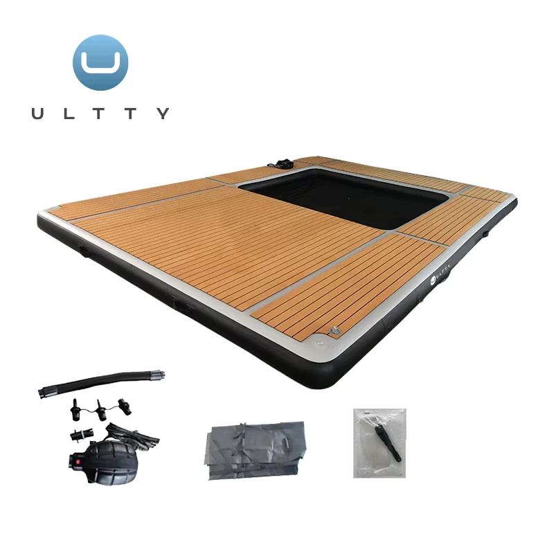ULTTY Platform Kolam Renang Perahu Inflatable Dock Berkualitas Tinggi