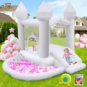 Maison gonflable de saut intérieure mini château pour enfants de 2 à 6 ans avec souffleur OEM ODM RTS bienvenu