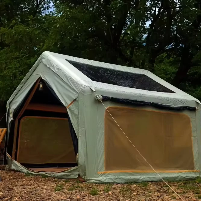 Tenda Inflável com Proteção UV, Tenda Portátil de Pop-up para Camping, Caminhadas e Picnics