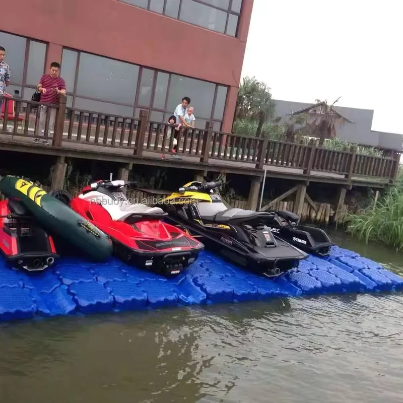 UV Resistant HDPE Floating Dock And Plastic Pontoon Cube With Integrated Inland Buoy And Floating Pontoon