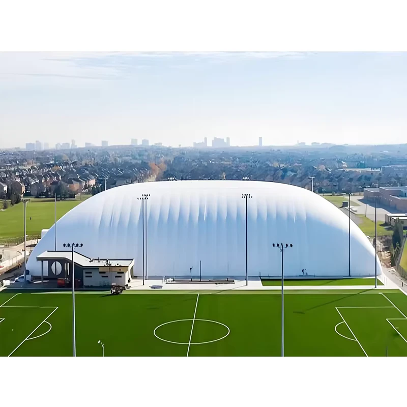 Copertura gonfiabile per campo da calcio resistente ai raggi UV Cupola gonfiabile per campo da tennis Paddle Court