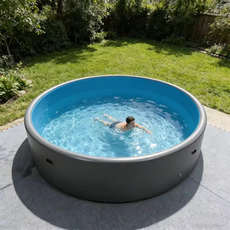 Ultra steifer aufblasbarer Swimmingpool über dem Boden, großer Drop-Stitch-Pool für den Garten, Outdoor Ipool-Stil