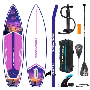 Ultra stable Inflatable Stand up Paddle Board 11’x34″x6″ Extra Wide ISUP Surfboard for Beginners OEM Paddleboard