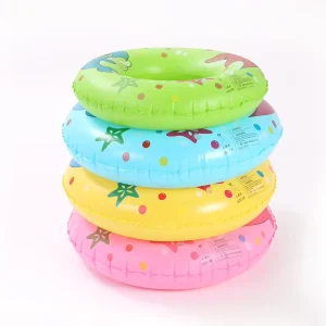 Ultralight Summer Party Swim Tube Rings Multi-color Inflatable Swimming Rings for Children and Adults