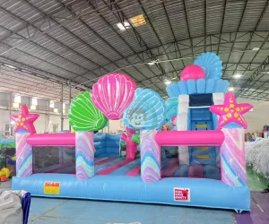 Underwater Mermaid Inflatable Castle Outdoor Kids’ Inflatable Castle Bouncy Playground