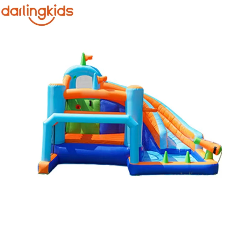 Unicorn Rainbow Children Water Slide Combo Party Bounce Castle Bouncy House Inflatable Bouncer