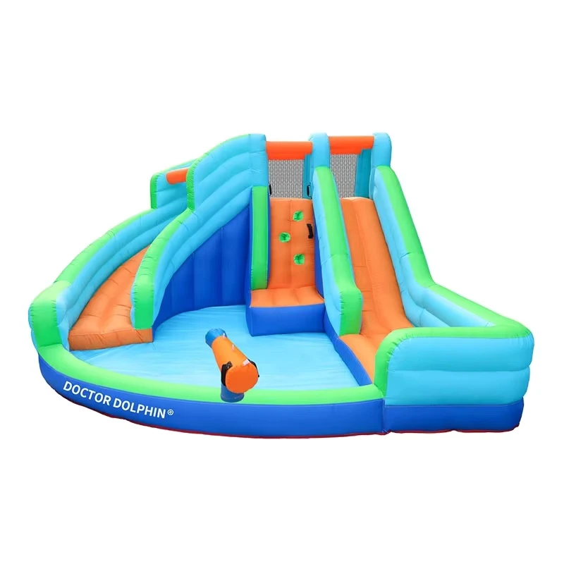 Unisex Double Slide Combo Inflatable Bounce House & Water Slide Indoor Use Directly China Manufacturer 1 Piece MOQ