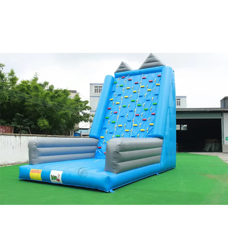 Mur d'escalade gonflable géant unisexe avec kits de réparation et souffleur pour jeux extérieurs