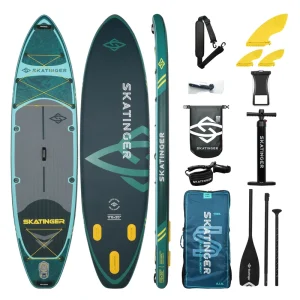 Unisex Inflatable Stand Up Fishing Paddle Board Surfboard PVC EVA Drop Stitch Accessory for Fish SUP Paddleboarding