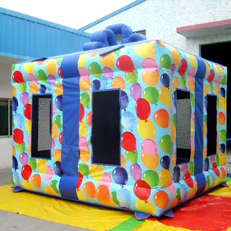 Unisex PVC Inflatable Adult Jumping Castle Bouncy Fun Combo with Blower for Kids 4x4m Commercial Use
