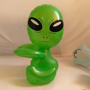 Unisex PVC Opblaasbaar Alien Speelgoed voor Kinderen, Plastic Opblaasbare Reclame, Hangende Alien Speelgoed voor Tentoonstelling