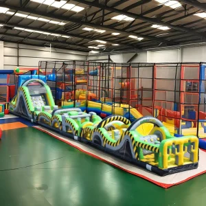 Unisex PVC Tarpaulin Inflatable 5k Obstacle Course Large Slide Interactive Adult Repair 1 Piece CE Certified 3 Year