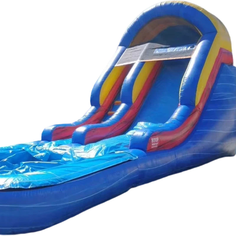 Uplay Fun Ocean Blue PVC Inflatable Water Slide