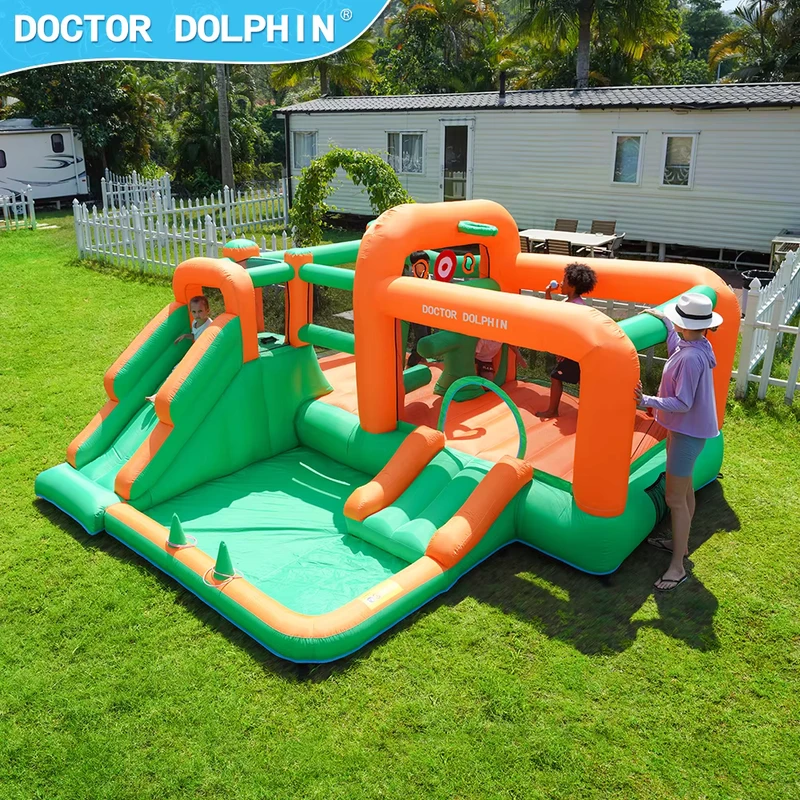 Usa in Stock Inflatable Bounce Kids Jumping Bouncy Castle Inflatable Home Inflation Castle Combo