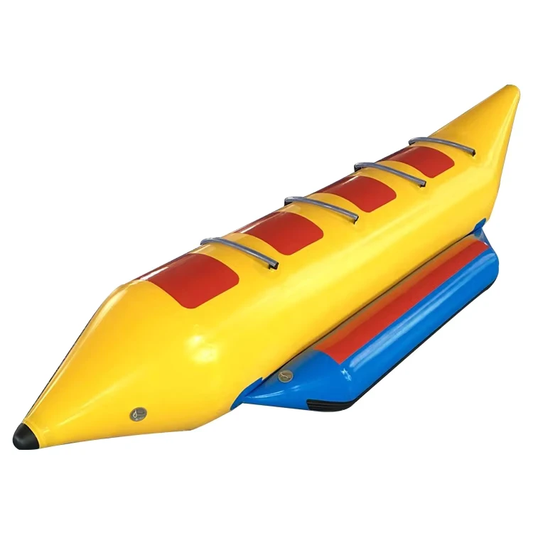 Used PVC 4 Rider Inflatable Banana Water Ski Boat with Factory Price