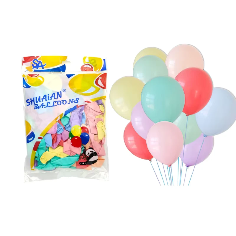 Globos de látex macaron de 12 pulgadas y 2.8g para decoración de bodas en San Valentín