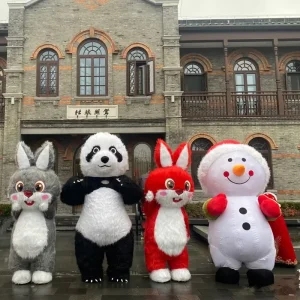Various Character Interactive Inflatable Doll Costume Set with Full Shape Vibrant Design Quick Inflation and Easy Storage