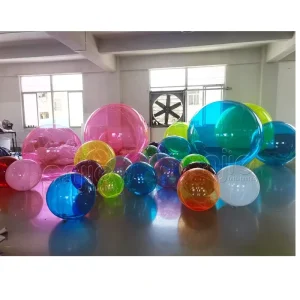 Various Size Small Big Large sealed Globe Giant Inflatable Outdoor Ball clear Pvc Inflatable Beach Ball