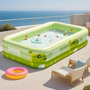 Various Sizes Outdoor PVC Inflatable Swimming Pool Lounger Float for Adults and Kids for Tanning