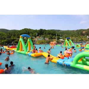 Taman Air Inflatable Kolam Renang Villa untuk Area Wisata