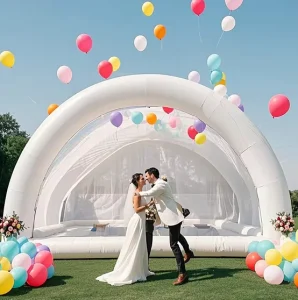 WINSN Large Inflatable White Bouncer House Adult Combo Water Slide Custom White Inflatable Bounce Castle for Wedding