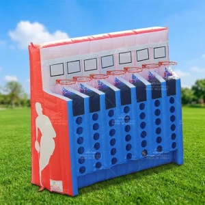 Jogo Inflável de Basquetebol Connect 4 WINSUN Jogo de Lançamento de Basquetebol Inflável