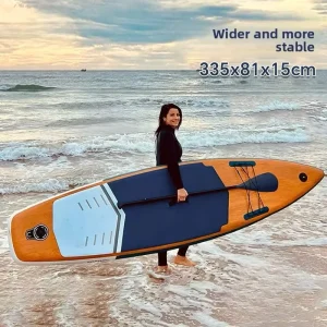 Water Activity Gear Outdoor Inflatable Stand Up Paddle Board SUP Anti Slip EVA Deck Complete Kit Pump Bag