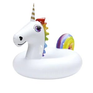 Water Entertainment Swimming Ring PVC Unicorn Inflatable Life Buoy for Children