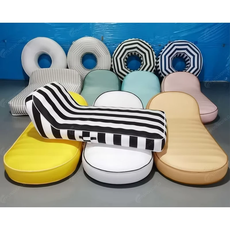 Cama de Sol Inflável Flutuante para Praia ou Iate