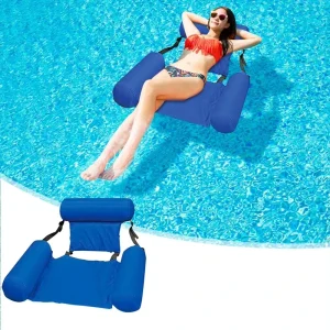Water Fun PVC Pool Lounger Float Hammock Inflatable Rafts Swimming Pool Air Sofa Floating Chair Bed