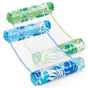 Water Hammock Recliner Inflatable Floating Mattress Sea Ring Pool Party Toy Lounge Bed for Swimming
