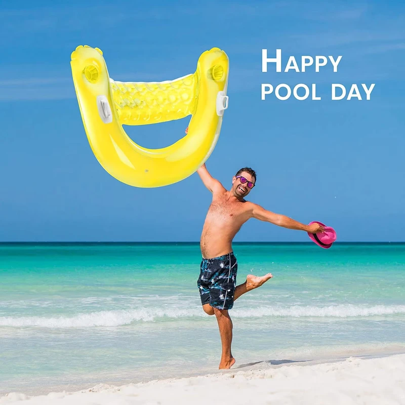 Sofá flotante inflable de PVC para parque de diversiones de verano, modelo XC PF013