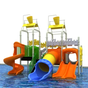 Parc aquatique de jeux d'amusement personnalisé, équipements de parc de jeux extérieur pour enfants à vendre