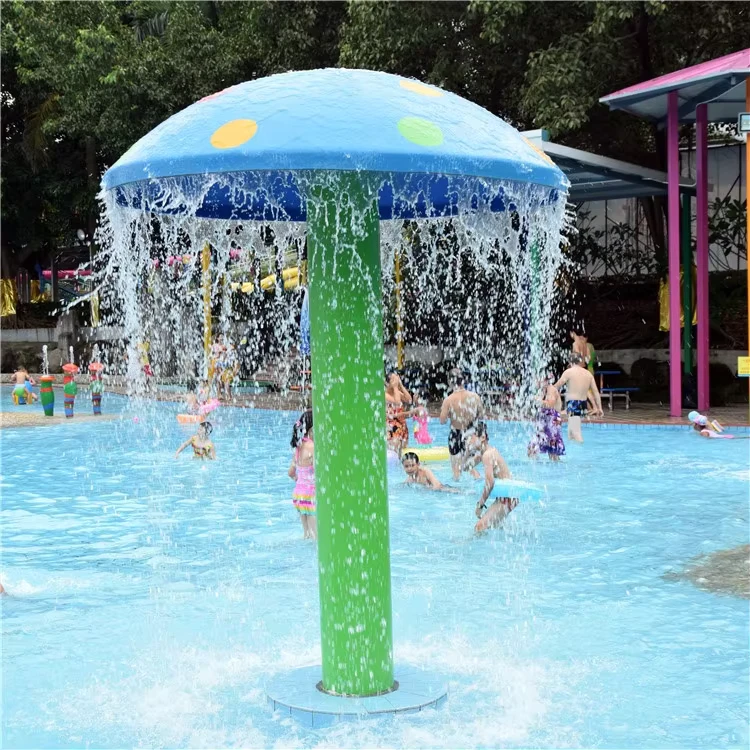 Water Park Fiberglass Mushroom Fountain Kids Water Playground