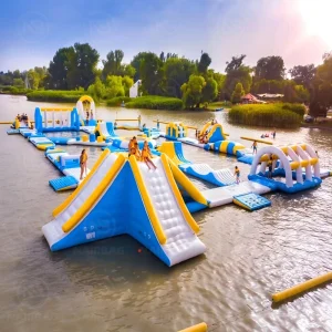 Equipamento Inflável de Diversão Aquática para Parque Aquático, Parques de Diversões Aquáticos Infláveis Gigantes para Adultos e Crianças