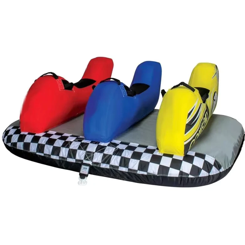 Water Park Inflatable Towable Tube PVC 4 Person Water Sports Rider