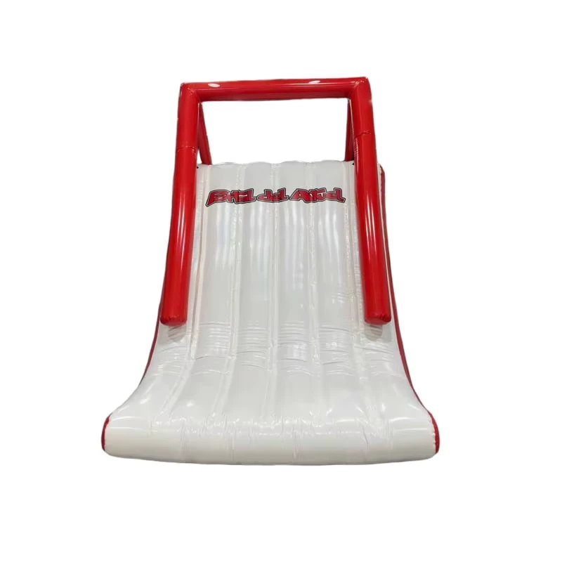 Water Park Portable Inflatable Climbing Water Slide Triangle Water Floating Slide for Commercial Use