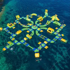 Parc aquatique gonflable en PVC extérieur personnalisé pour adultes et enfants