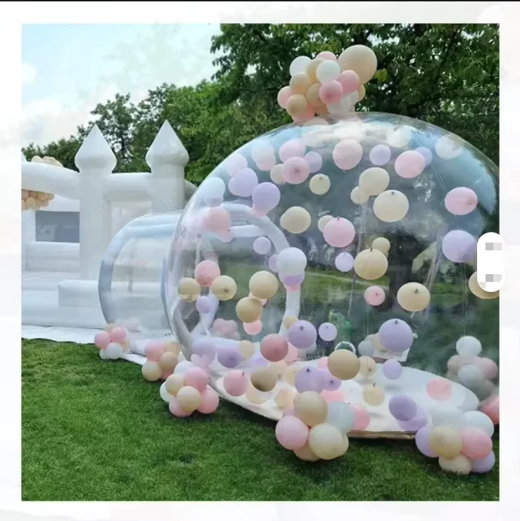 Cúpula Inflável de Balão de PVC à Prova de Água com Túnel Único