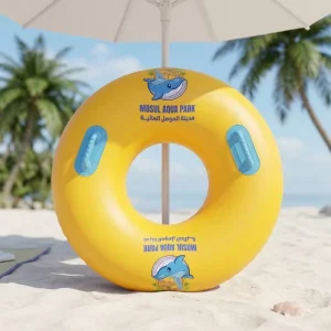 Water Recreation Equipment Heavyquality Blue Single Person Floating Durable Inflatable Pure PVC Swimming Ring