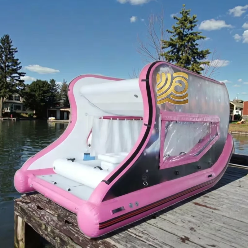 Water Sightseeing High-end Inflatable Yacht Catamaran Suitable for Seaside Vacation and Ocean Sightseeing Tours